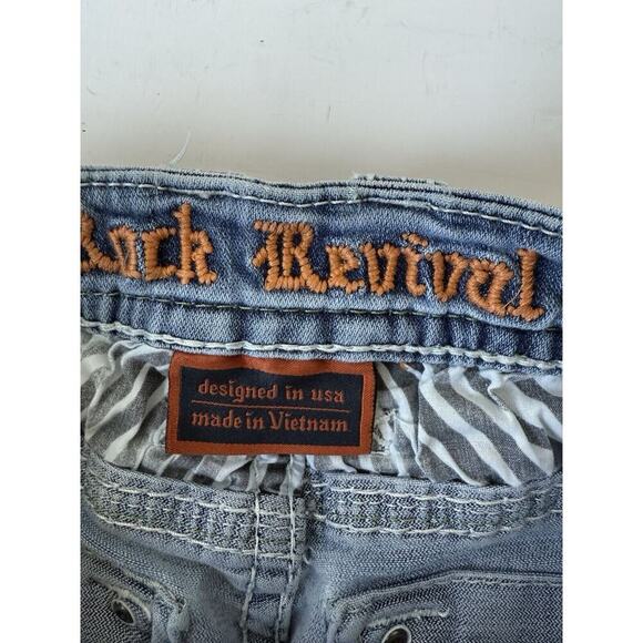 Rock Revival Jeans Women’s 26 blue easy boot lyon festival rodeo western cowgirl - Picture 8 of 12